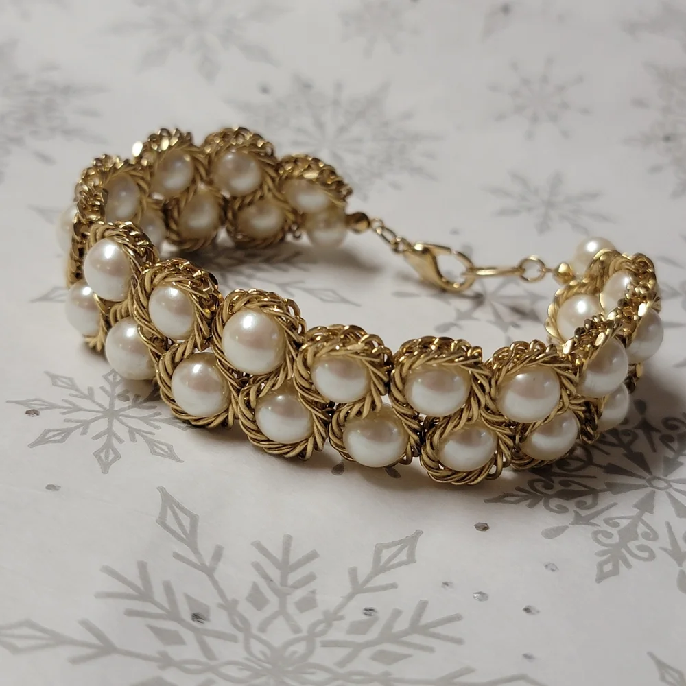Vintage faux pearl
